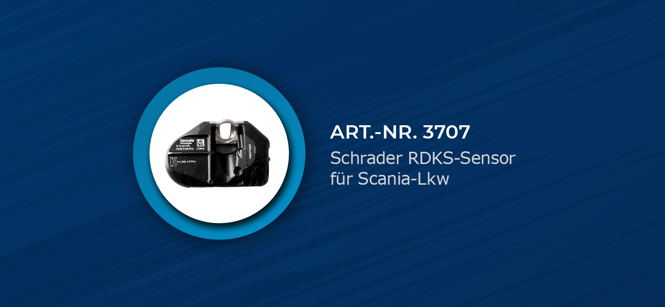 Neue OE-RDKS-Ersatzsensoren für SCANIA-LKW von Schrader