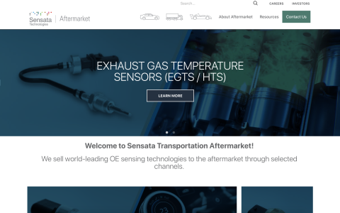 Sensata Technologies Launches a New Aftermarket Website